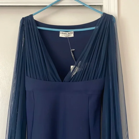 princess polly baby blue dress Dior Avenue Dior Diamond Denim Blue Silk Twill main image 0